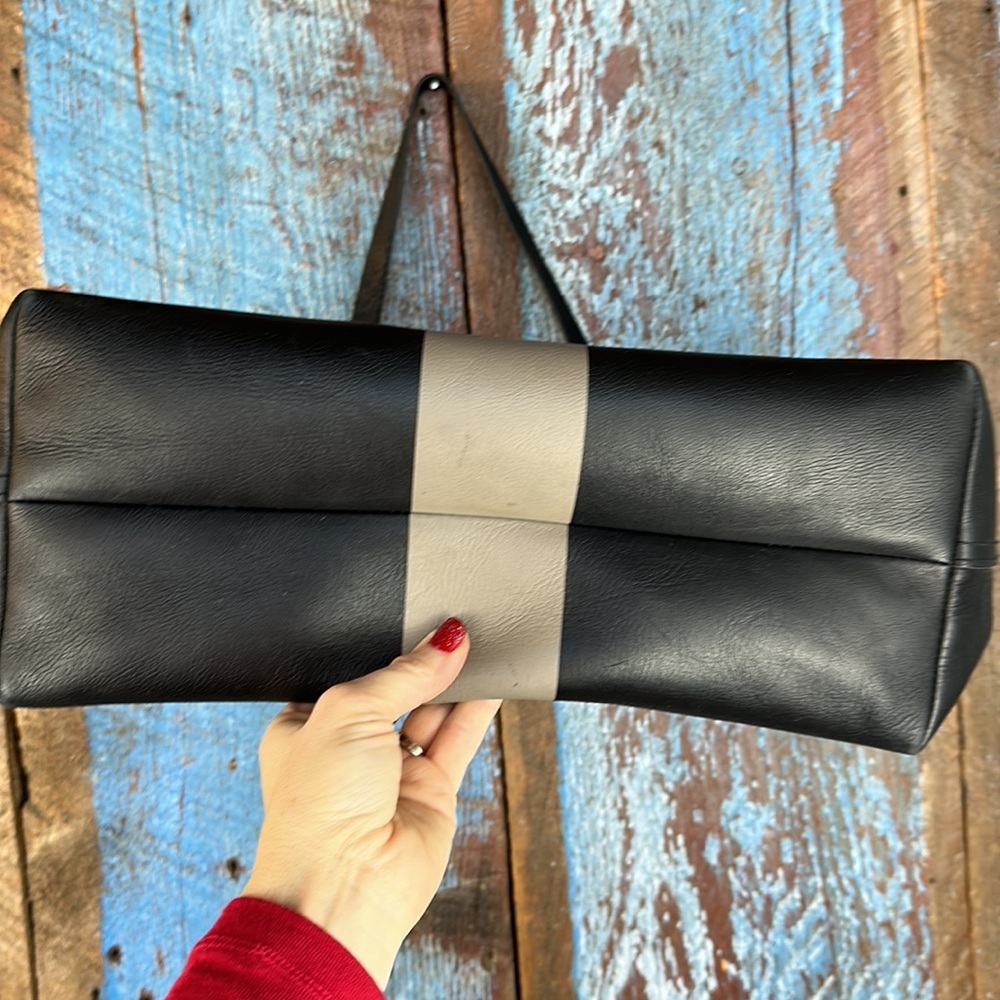 Madewell Black and Gray Tote Bag - Picture 8 of 12